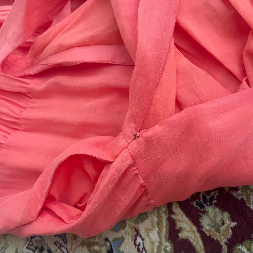 Nicholas Halo Dress Orange - Picture 8 of 8